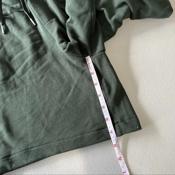 Armani Exchange AX Green Fleece Drawstring 7" Bermuda Sweat Shorts Green Size M - Picture 6 of 7